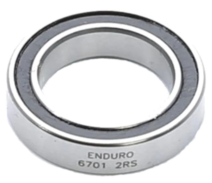 6701 2RS Enduro Sealed Radial Bike Bearing Abec 3 - 12x18x4mm image 2