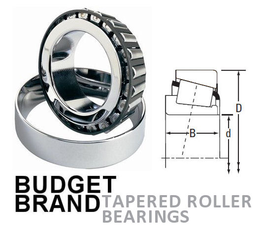 30202 Budget Brand Tapered Roller Bearing 15x35x11mm image 2