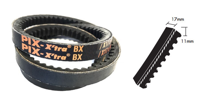BX42 Major Brand BX-Section Cogged V-Belt