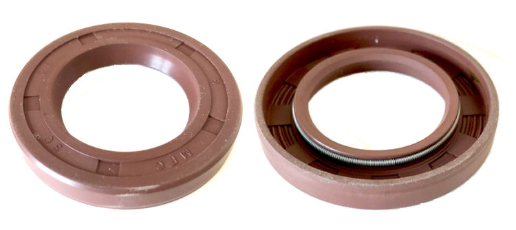 25x45x10mm R21/SC Single Lip Viton Rotary Shaft Oil Seal with Garter Spring image 2