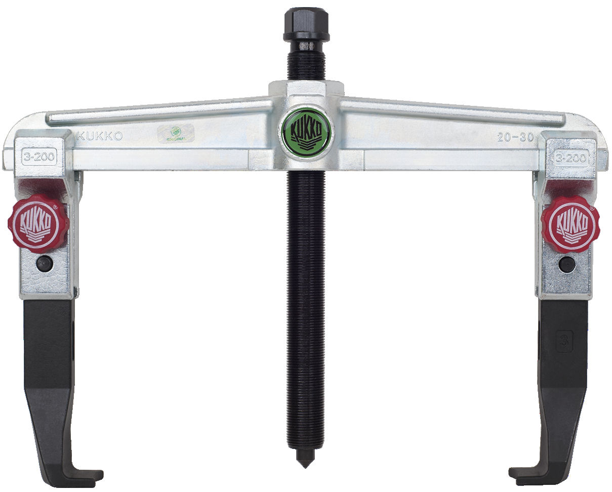 20-30+S Kukko Universal 2-Jaw Puller with Narrow Quick Adjusting Jaws 200 x 350mm image 2