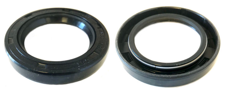 EAI Oil Seal 34mm X 48mm X 7mm 3 PCS TC Double Lip w/Spring Metal Case w/Nitrile Rubber Coating