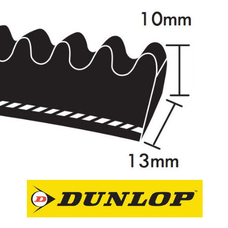 Dunlop XPA Cogged Wedge Belts 13x10mm photo