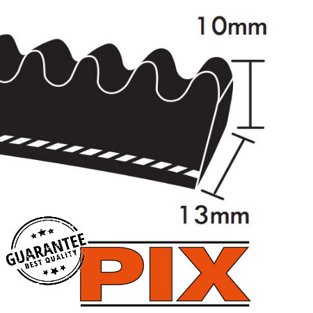 PIX XPA Section Cogged Wedge Belts 13x10mm photo