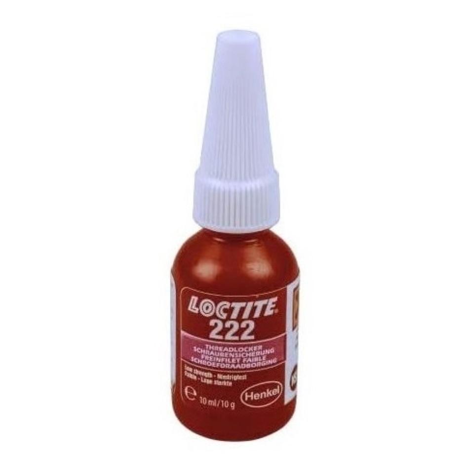 Loctite 222 Threadlocking Adhesive - Low Strength Easy Disassembly 10ml