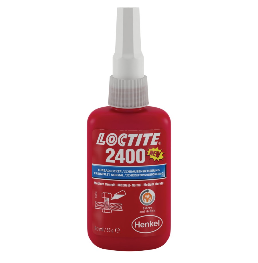 Loctite 2400 Health & Safety Friendly Medium Strength Threadlocking Adhesive 50ml image 2