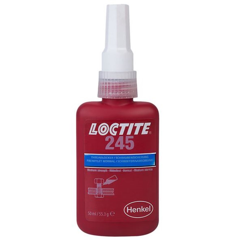 Loctite 245 Medium Strength, Medium Viscosity Threadlocking Adhesive 50ml image 2