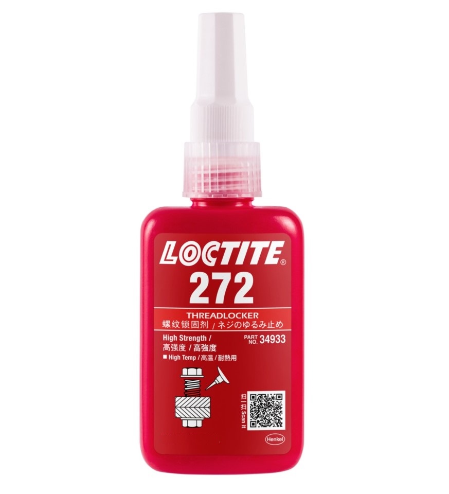Loctite 272 Red, High Strength, High Temp, Medium Viscosity, Threadlocking Adhesive 250ml image 2