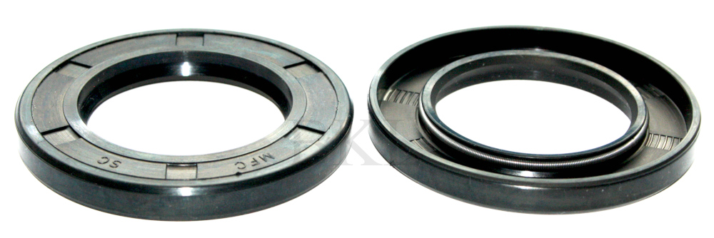 10x18x4mm R21/SC Single Lip Nitrile Rotary Shaft Oil Seal with Garter Spring image 2