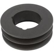 SPA100-2 100mm Pitch Diameter 2 Groove Tapered Bush V Pulley